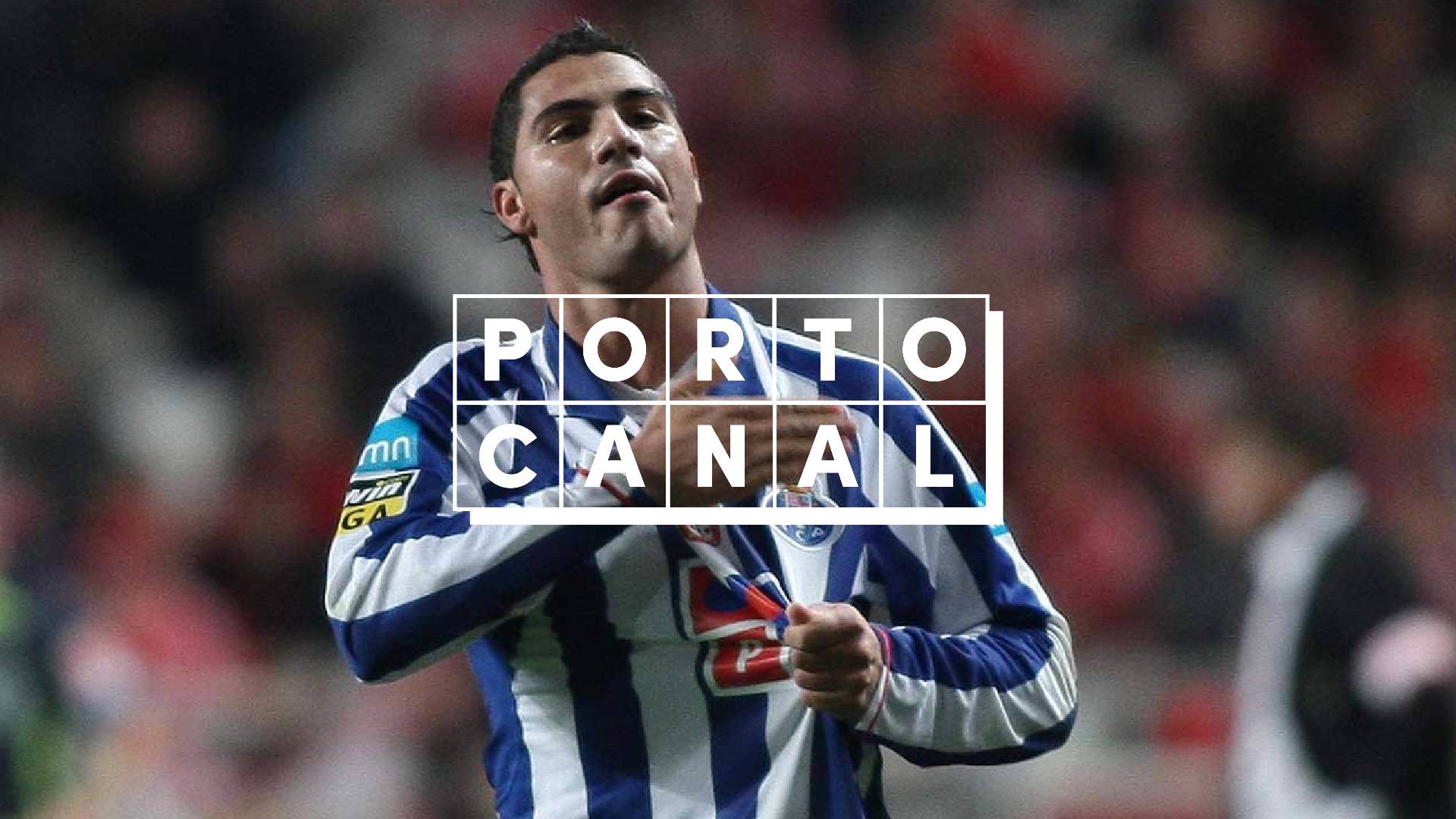 Ricardo quaresma with porto canal logo over him